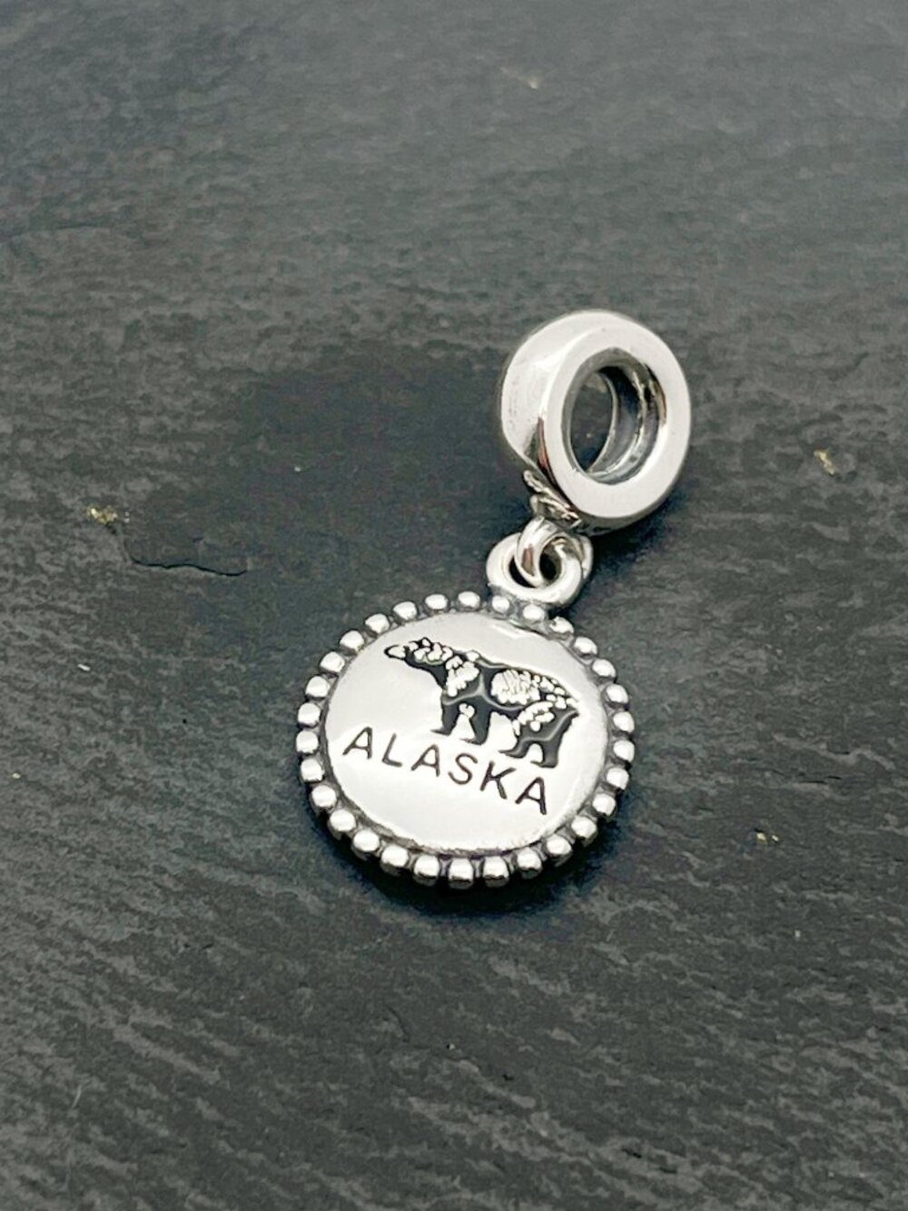 Pandora Alaska Polar Bear Dangle Charm Sterling Silver Jewelry